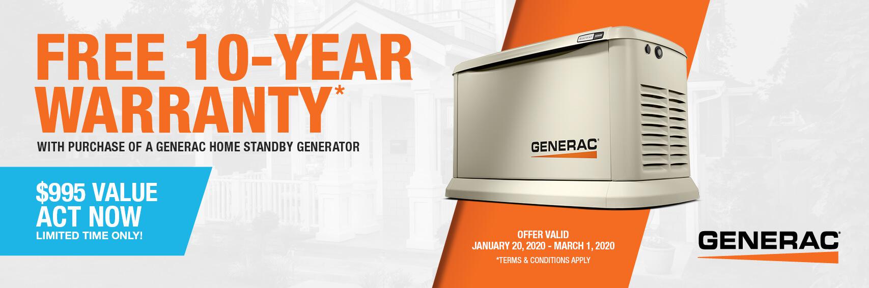 Homestandby Generator Deal | Warranty Offer | Generac Dealer | Pine Island, NY